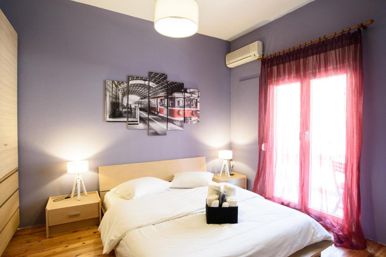 Salonika Downtown Spacious Apartment Szaloniki Kültér fotó